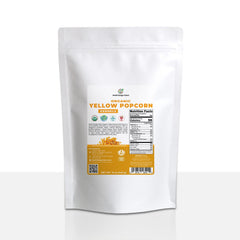 Organic Yellow Popcorn Kernels 12oz (340g)  (Best Before Date: August 31, 2026)