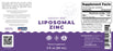 Liposomal Zinc 2 fl. oz (59ml)