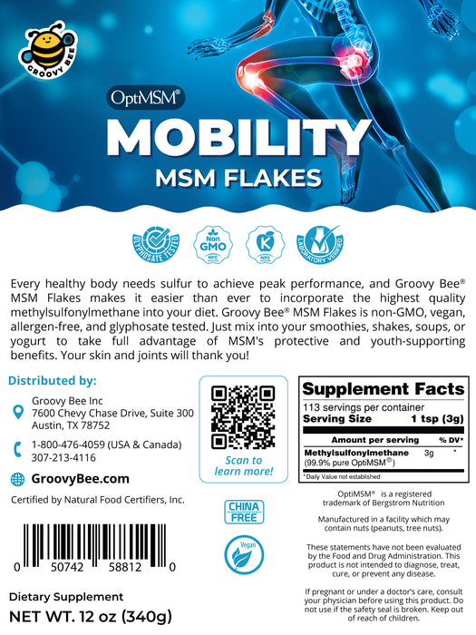 OptiMSM Flakes for Joint Health 12oz (340g) (6-Pack)