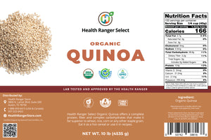 Mega Bucket Organic Quinoa (10LB, 4535g)