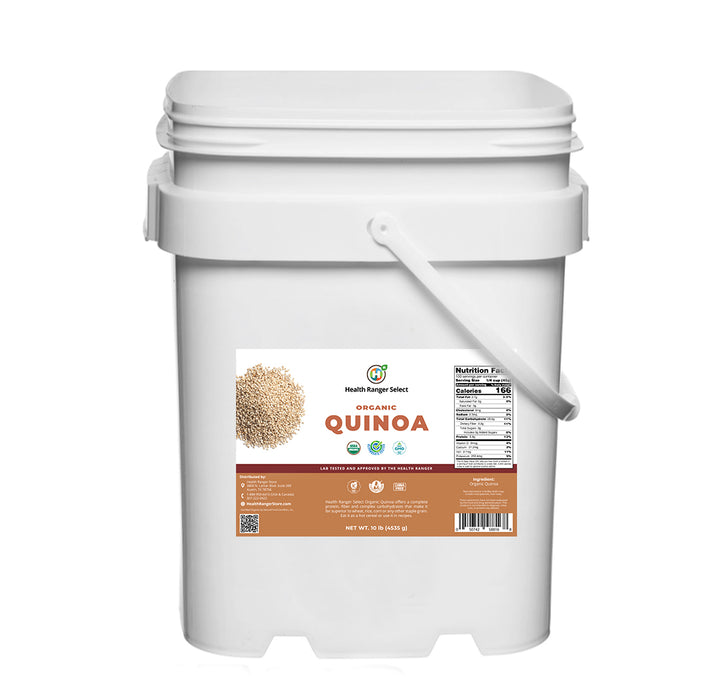 Mega Bucket Organic Quinoa (10LB, 4535g)