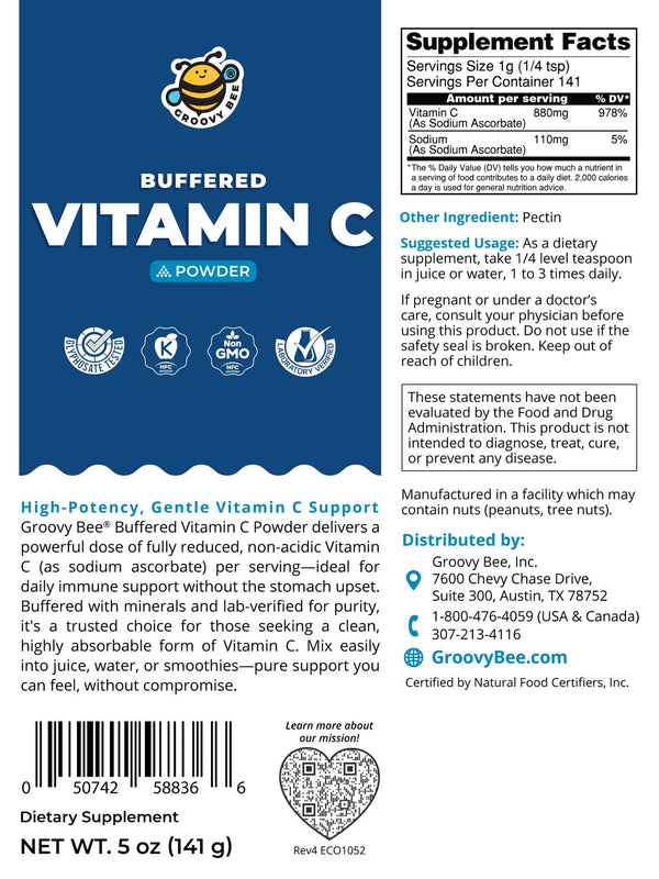 Buffered Vitamin C Powder 5 oz (141g)
