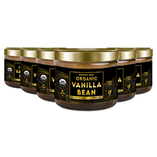 Organic Vanilla Bean Powder 1 oz (28g) (6-Pack)