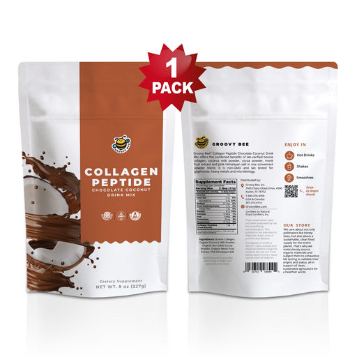 Collagen Peptide Chocolate Coconut Drink Mix 8oz (227g)