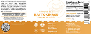 Nattokinase (5,000 FU per Serving) 60 Capsules (500mg Each)