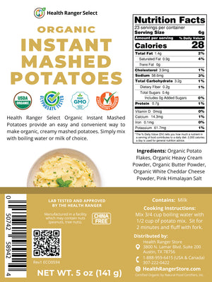 Organic Creamy, Buttery and Cheesy Mashed Potatoes 5 oz (141g)