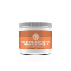 Micronized Creatine with Collagen & Vitamin C - Strength & Structural Matrix (7oz ) (198 g)