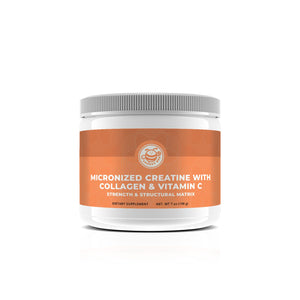 Micronized Creatine with Collagen & Vitamin C - Strength & Structural Matrix (7oz ) (198 g)