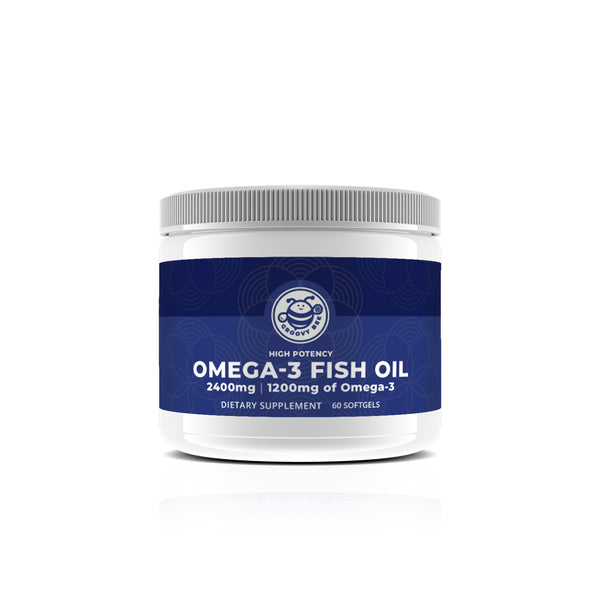 High Potency Omega-3 Fish Oil 2400mg | 1200mg of Omega 3 (60 Softgels)