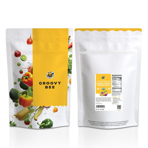 Organic Freeze-Dried Crunchy Munchies Banana Mango Passion Fruit 2 oz (57g)
