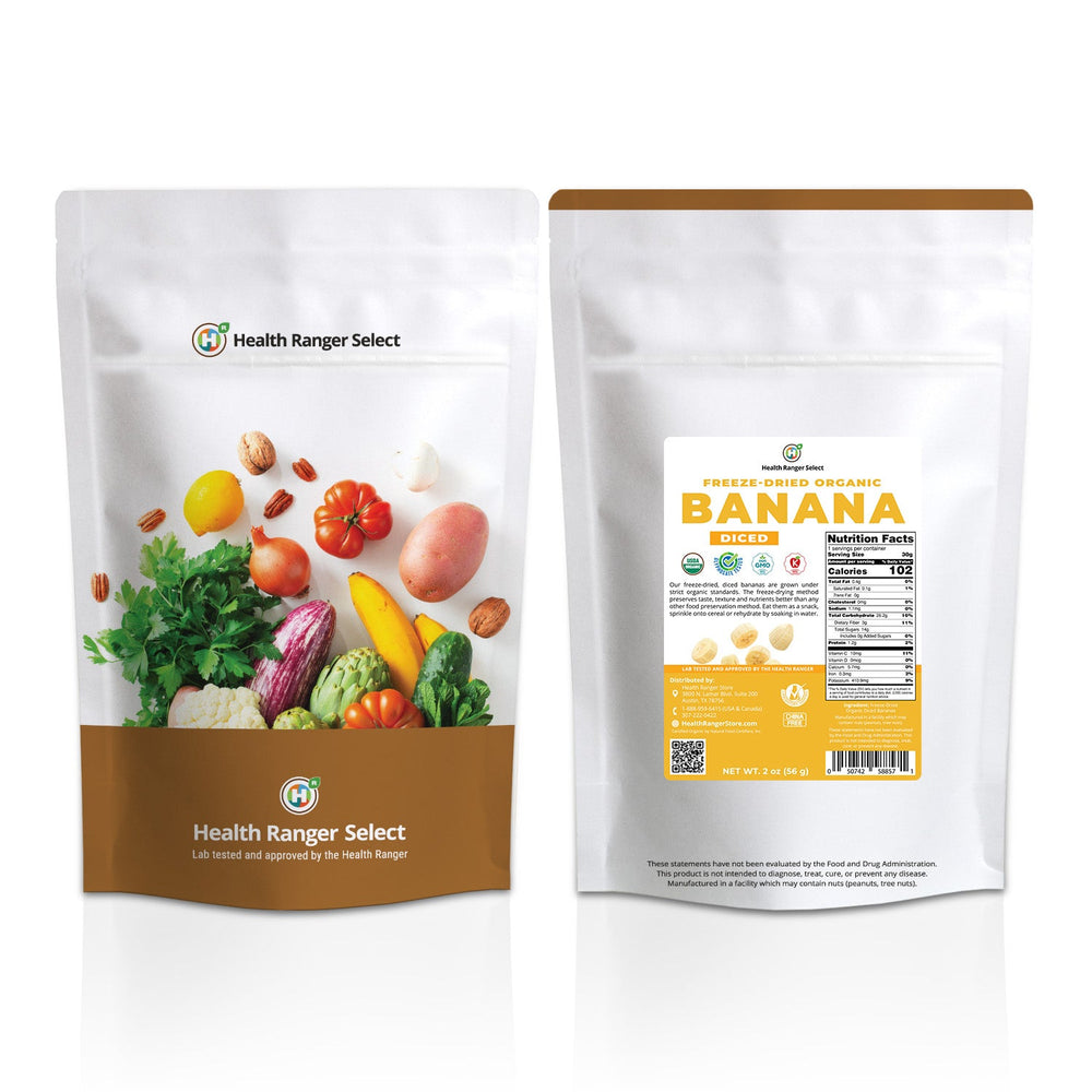 Freeze-Dried Organic Banana 2oz (56g)