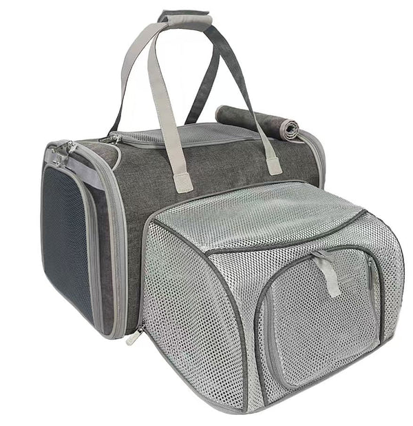 Mr. Peanut's Gold Series Big Apple XL Expandable Pet Carrier V3.0