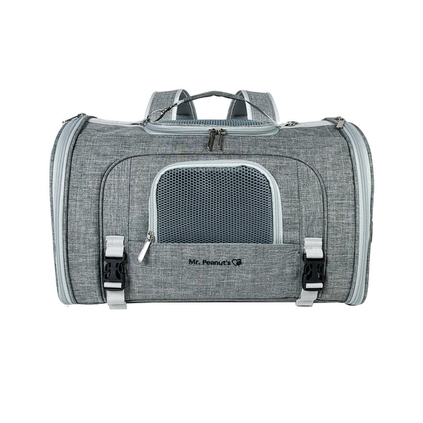 Mr. Peanut's Monterey Series Airline Compliant Horizontal Backpack Pet Carrier