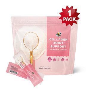 Collagen Joint Support with Black Currant (14 Stick Packs) 3.92 oz (112g) (Best Before Date: Mar 20, 2026)