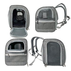 Mr. Peanut's Monterey Series Airline Compliant Horizontal Backpack Pet Carrier
