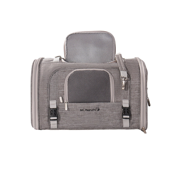 Mr. Peanut's Monterey Series Airline Compliant Horizontal Backpack Pet Carrier