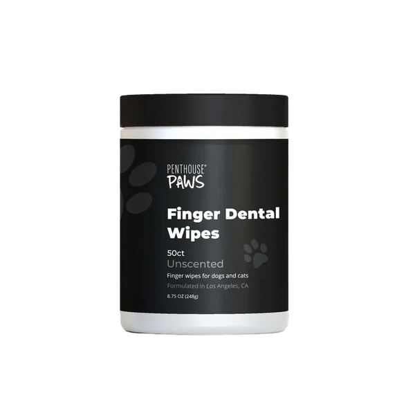 Pet Finger Dental Wipes (50 Count)