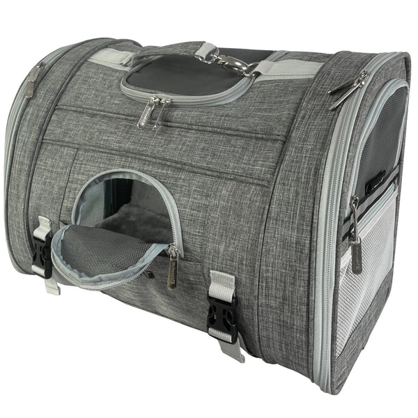 Mr. Peanut's Monterey Series Airline Compliant Horizontal Backpack Pet Carrier