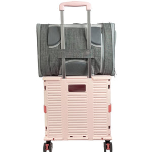 Mr. Peanut's Monterey Series Airline Compliant Horizontal Backpack Pet Carrier