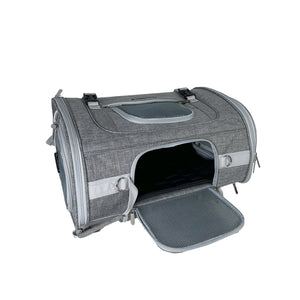 Mr. Peanut's Monterey Series Airline Compliant Horizontal Backpack Pet Carrier