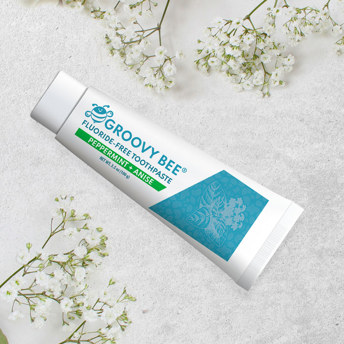 All Natural Fluoride-Free Toothpaste (Peppermint + Aniseed flavor) 3.5oz (100g)