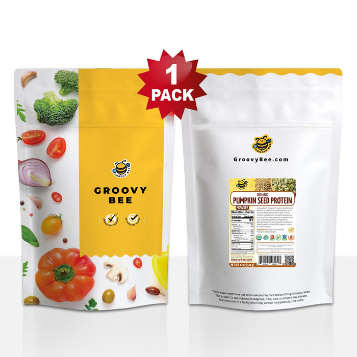 Organic Gluten-Free Vegan Plant-Based Pumpkin Seed Protein Powder 12oz (340g)