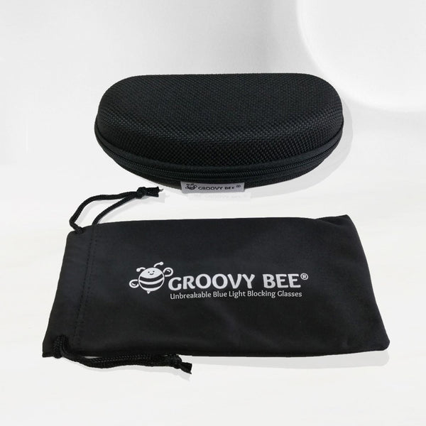 Groovy Bee® Flexible Frame Indoor Blue Light Blocking Glasses (Yellow Tint)